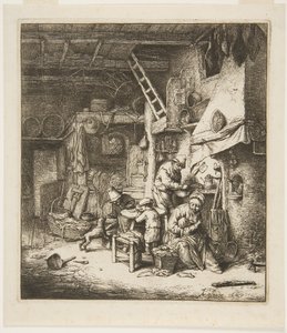Bauernfamilie von Adriaen Jansz. van Ostade