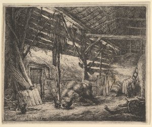 Die Scheune von Adriaen Jansz. van Ostade