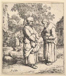 Zwei Klatschbasen, 1610-85