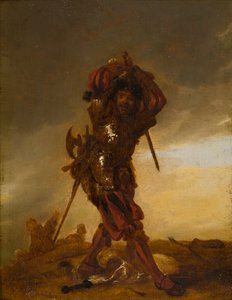 Ein Schweizer Soldat: Ein Söldner von Adriaen Pietersz. van de Venne