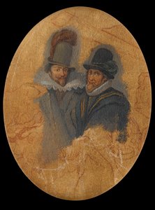 Porträt von Prinzen Maurits (1567-1625) und Frederik Hendrik (1584-1647)