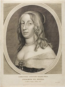 Königin Christina von Schweden von Adriaen Pietersz. van de Venne