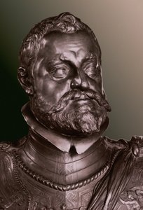 Rudolf II., Heiliger Römischer Kaiser (Detail) von Adriaen de Vries