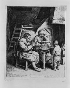 Das Tischgebet von Adriaen van Ostade