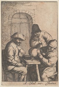 Leerer Krug von Adriaen van Ostade