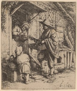 Brillenverkäufer von Adriaen van Ostade