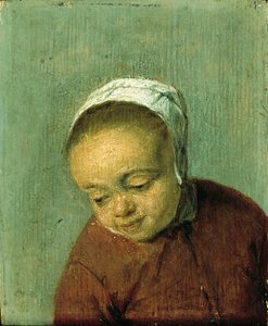 Kopf eines Mädchens von Adriaen van Ostade