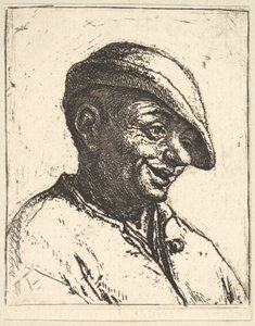 Lachender Bauer von Adriaen van Ostade