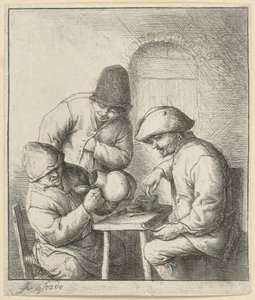 Leerer Krug von Adriaen van Ostade