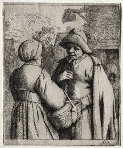 Mann und Frau im Gespräch