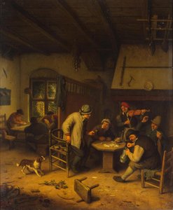 Bauern in einer Taverne von Adriaen van Ostade