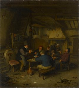 Bauern in einer Taverne von Adriaen van Ostade
