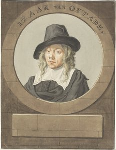 Porträt von Isaak van Ostade von Adriaen van Ostade