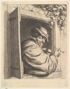 Raucher am Fenster von Adriaen van Ostade