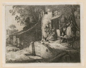 Spinnerin von Adriaen van Ostade