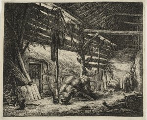 Die Scheune von Adriaen van Ostade