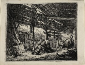 Die Scheune von Adriaen van Ostade