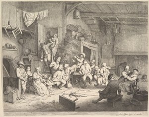Der Tanz im Gasthaus von Adriaen van Ostade