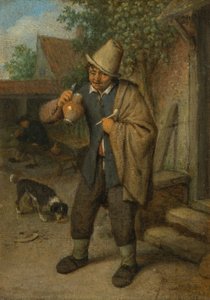 Der Geschmackssinn (aus einer Serie der fünf Sinne) von Adriaen van Ostade