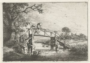 Zwei Fischer auf einer Brücke
Der Fischer von Adriaen van Ostade