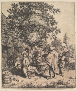 Geiger und kleiner Drehorgelspieler, 1610-85