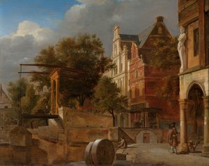 Die Zugbrücke von Adriaen van de & Heyden Jan van der (1637 1712) Velde