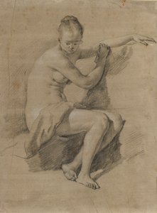 Sitzender weiblicher Akt, ca. 1660-70