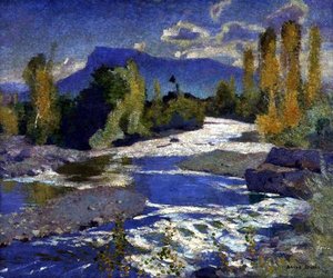 Ein Fluss in der Dauphiné, Nachmittag