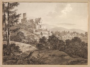 Ansicht des Schlosses Gnandstein