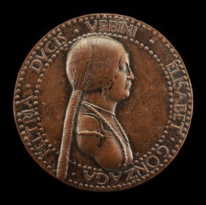 Elisabetta Gonzaga, gestorben 1526, Herzogin von Urbino, Ehefrau von Guidobaldo I, wahrscheinlich nach 1502