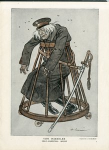 Fantasio, ca. 1916_6_1 - Illustration von A Barrere (1874-1931): Krieg von 14-18, Deutschland Preußen, Daten überprüfen - Von Haesler - Senilisation von Adrien Barrere