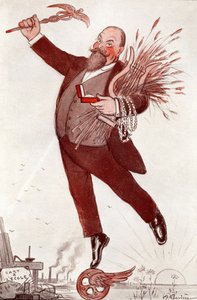 Porträt des Dichters und Politikers Maurice Couyba (1866-1931) (Maurice Boukay) - Zeichnung von Adrien Barrere (1874-1931) aus „FANTASIO“ 1911 von Adrien Barrere