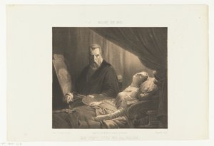 Tintoretto am Sterbebett seiner Tochter