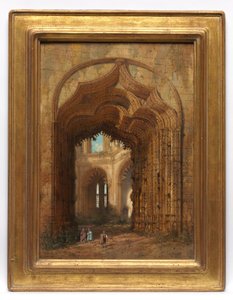 Ruine einer Kirche, um 1840