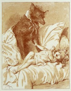 Rotkäppchen - in „Die Märchen“ von Charles Perrault, Illustrationen von Adrien Marie