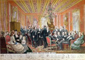 Victor Hugos Salon, 21 rue de Clichy, Paris, Dezember 1875