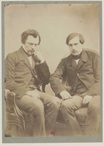 Die Brüder Goncourt, ca. 1855