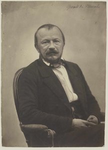 Porträt von Gérard de Nerval 1808-1855, 1854 von Adrien Tournachon