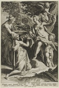 Venus empfängt Geschenke
