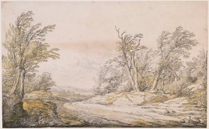 Ein Weg in den Dünen von Aelbert Cuyp