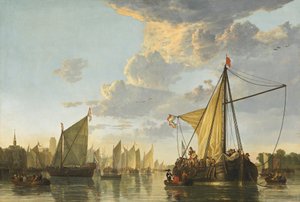 Die Maas bei Dordrecht, um 1650