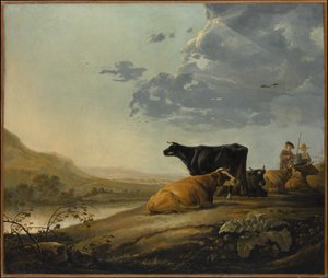 Junge Hirten mit Kühen von Aelbert Cuyp