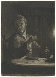 Mann mit erhobenem Glas von Aert Schouman