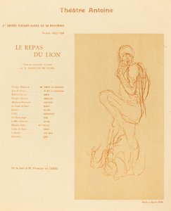 Das Mahl des Löwen von after Auguste Rodin