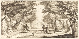 Landschaft von After Jacques Callot