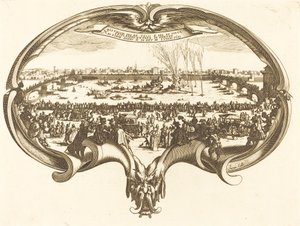 Der Fächer von After Jacques Callot