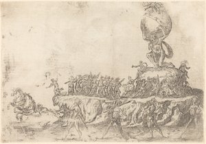 Der Floß der Sonne von After Jacques Callot