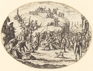 Das kleine Tragen des Kreuzes von After Jacques Callot