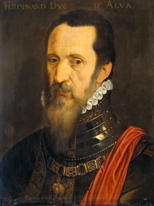 Porträt von Fernando Alvarez de Toledo, Herzog von Alba von After Willem Key