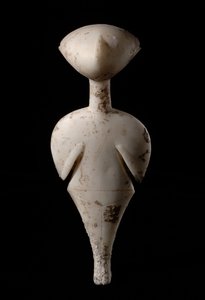 Statuette einer Frau: "Der Sternengucker"